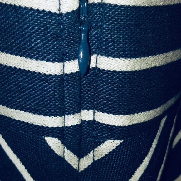 THE LIMITED A-Line Linen-Blend Chevron Skirt Medium - Picture 5 of 7